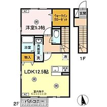 ZEFIRO  ｜ 香川県高松市高松町（賃貸アパート1LDK・2階・51.13㎡） その2