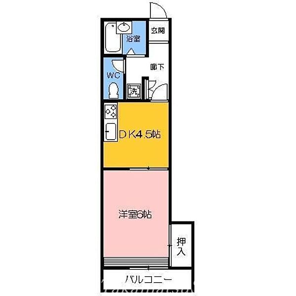 ヴィラ・アンソレイエ亀田町 ｜香川県高松市亀田町(賃貸マンション1DK・3階・32.27㎡)の写真 その2