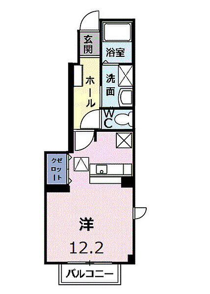 アーバンフラット六条 101｜香川県高松市六条町(賃貸アパート1R・1階・33.15㎡)の写真 その2