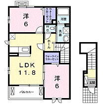 香川県高松市檀紙町1725番地1（賃貸アパート2LDK・2階・58.80㎡） その2