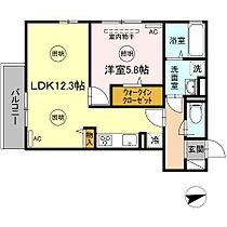 香川県高松市林町931-2（賃貸アパート1LDK・3階・44.47㎡） その2