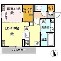 香川県高松市紙町594-10（賃貸アパート1LDK・3階・37.79㎡） その2