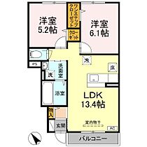 香川県高松市牟礼町牟礼284-1（賃貸アパート2LDK・1階・53.61㎡） その2