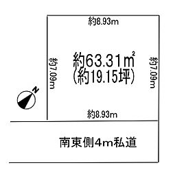 越谷市大字下間久里 売地