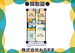 ネオシティ大和高田A棟 3LDKの間取図画像