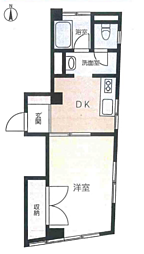 間取図画像 1DK