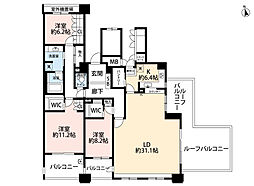 間取図画像 3LDK