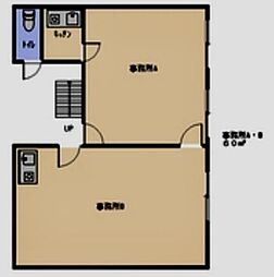 緑ビル 1Kの間取図画像