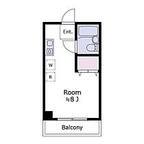 東京都大田区大森北6丁目（賃貸マンション1R・3階・17.38㎡） その2