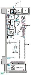 セジョリ高井戸II 3階1Kの間取り