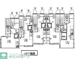 ソルナクレイシア笹塚 2階1DKの間取り