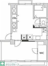 目黒エースマンション 4階1LDKの間取り