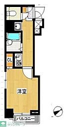 サンテミリオン渋谷道玄坂 11階1Kの間取り