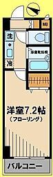 ガラ・ステージ国分寺 1Kの間取図画像