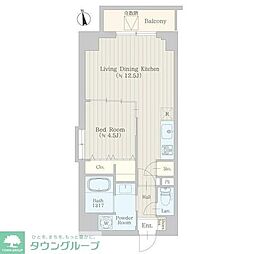 ARROWS 1LDKの間取図画像