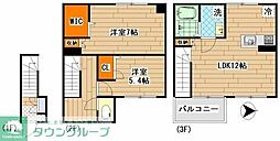 Villa Symbiose三軒茶屋 2LDKの間取図画像