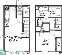 世田谷区代田5丁目マンション 1LDKの間取図画像