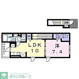 Future21 1DKの間取図画像