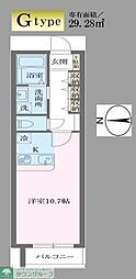 アルティザ池尻 ワンルームの間取図画像