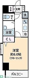 フェニックス初台弐番館 1Kの間取図画像