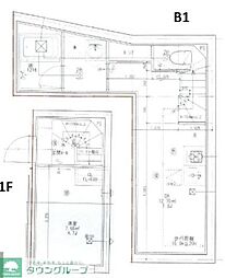 HJPLACEHATAGAYA 1LDKの間取図画像