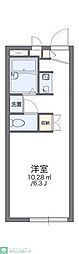 レオパレスあげきゅう 1Kの間取図画像
