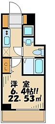 グランドコンシェルジュ高井戸 1Kの間取図画像