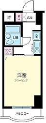 サンシティ祐天寺1 1Kの間取図画像