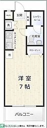 サンヴァレイ原宿 ワンルームの間取図画像