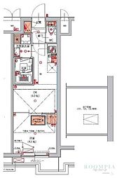ハーモニーレジデンス東京南砂パークサイド 1階1DKの間取り