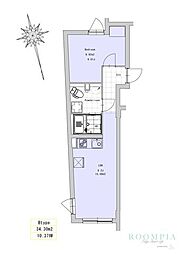 SOU中野 2階1LDKの間取り