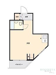 ONEROOFFLAT西早稲田 ワンルームの間取図画像