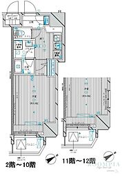 メインステージ吉祥寺 1Kの間取図画像