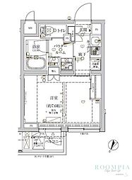 CRACIA新宿北 1Kの間取図画像
