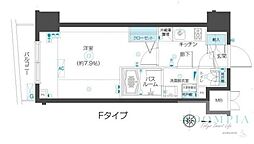 フェニックス市谷本村町 1Kの間取図画像
