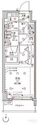 クレイシア板橋本町 1Kの間取図画像