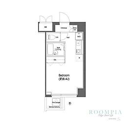 COMFORIA東中野 ワンルームの間取図画像