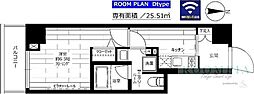 ステージグランデ目白学習院下 1Kの間取図画像