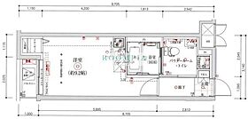 パティーナ中野 203 ｜ 東京都中野区新井４丁目17-3（賃貸マンション1R・2階・28.44㎡） その2