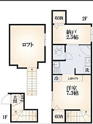 アイコート上石神井 ワンルームの間取図画像