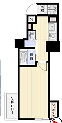 スカイコート目白台 1Kの間取図画像