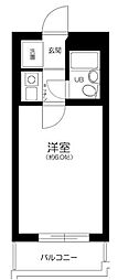 アルテハイム上石神井 1Kの間取図画像