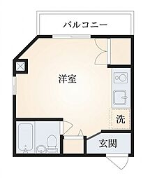 グレイス戸塚 ワンルームの間取図画像