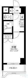 メインステージ早稲田 1Kの間取図画像
