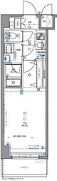 パティーナ武蔵関 1Kの間取図画像