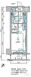 メインステージ小竹向原 1Kの間取図画像