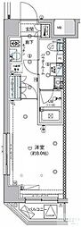 セジョリ早稲田ウエスト 1Kの間取図画像