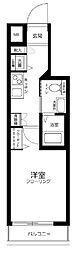 トーシンフェニックス目白 1Kの間取図画像