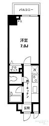 プライムアーバン飯田橋 1Kの間取図画像
