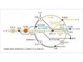 プラウドフラット中野 433 ｜ 東京都中野区中野５丁目38-3（賃貸マンション1K・4階・25.15㎡） その16